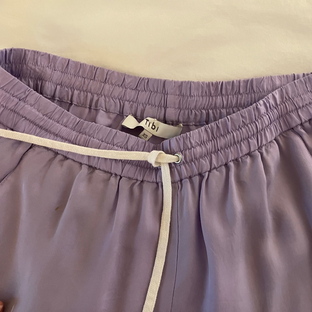 Tibi silk joggers